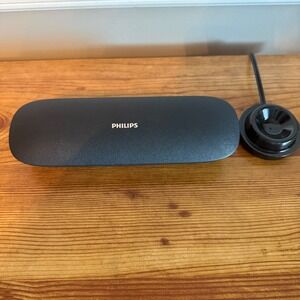 White Philips Sonicare Electric Toothbrush Charger Travel Case Black